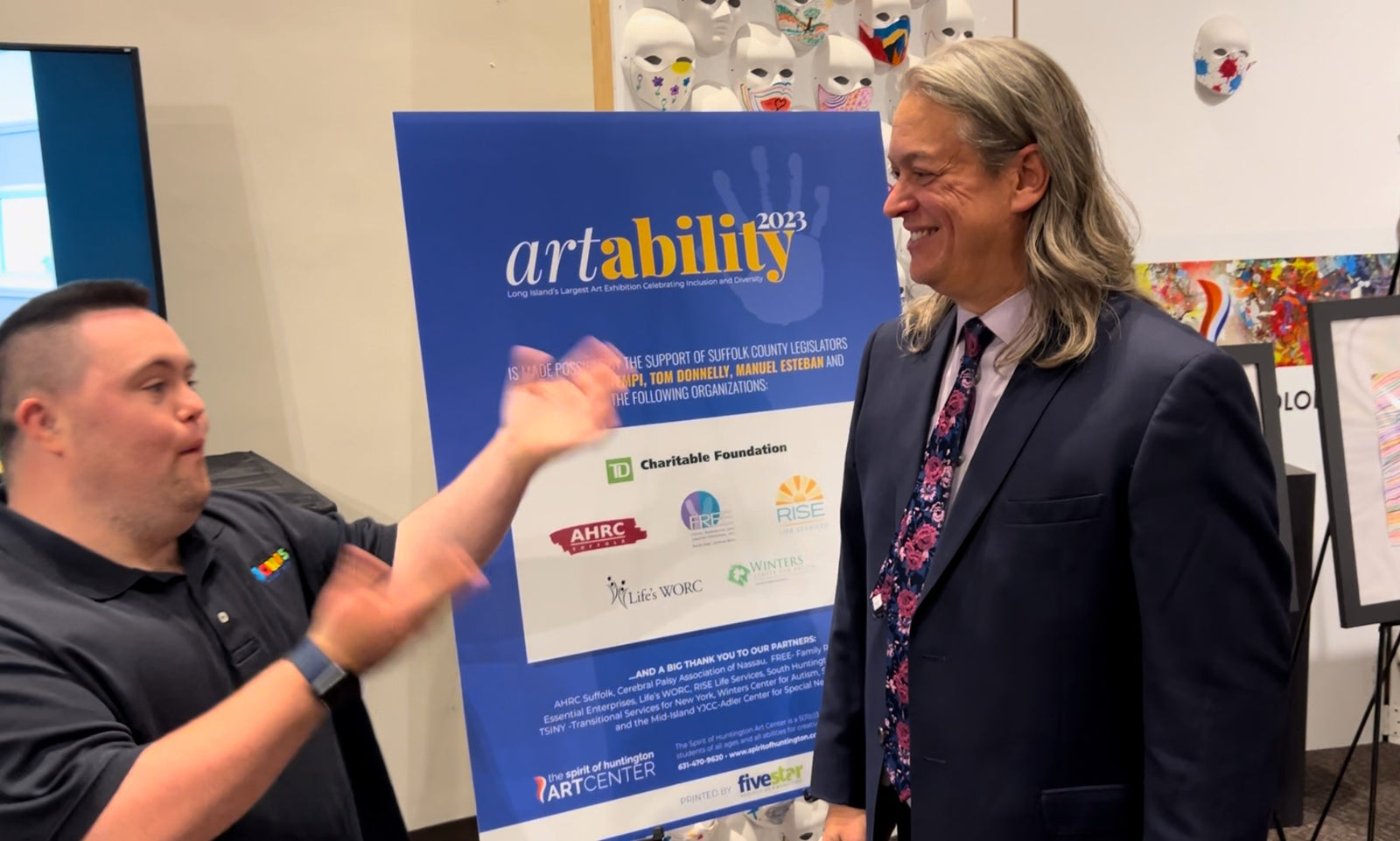 John’s Crazy Socks Celebrates Art Ability 2023