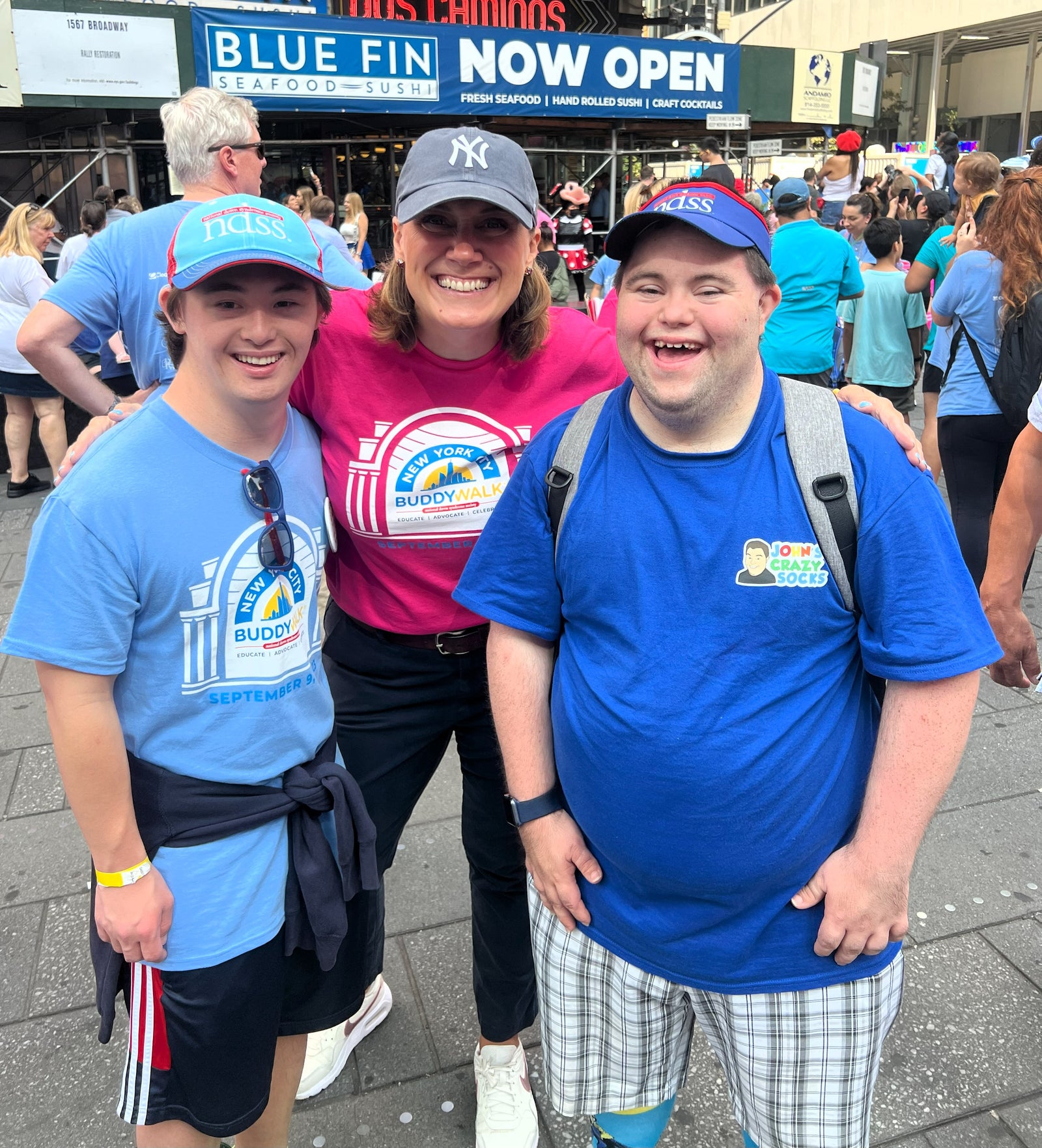 John Cronin Joins the Celebration for the Down Syndrome Video on Times Square Billboard