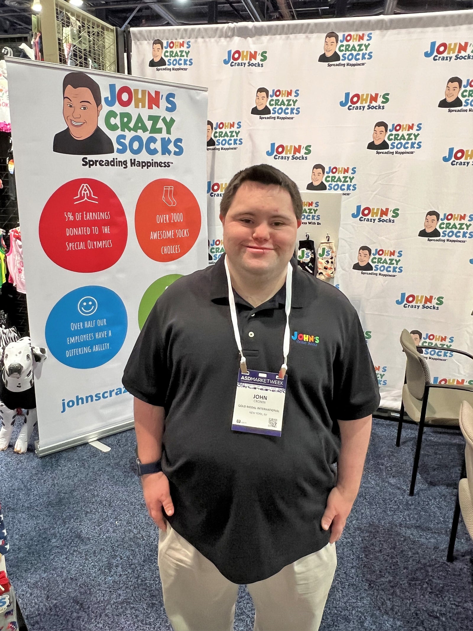 John’s Crazy Socks Participates in Our First Wholesale Trade Show