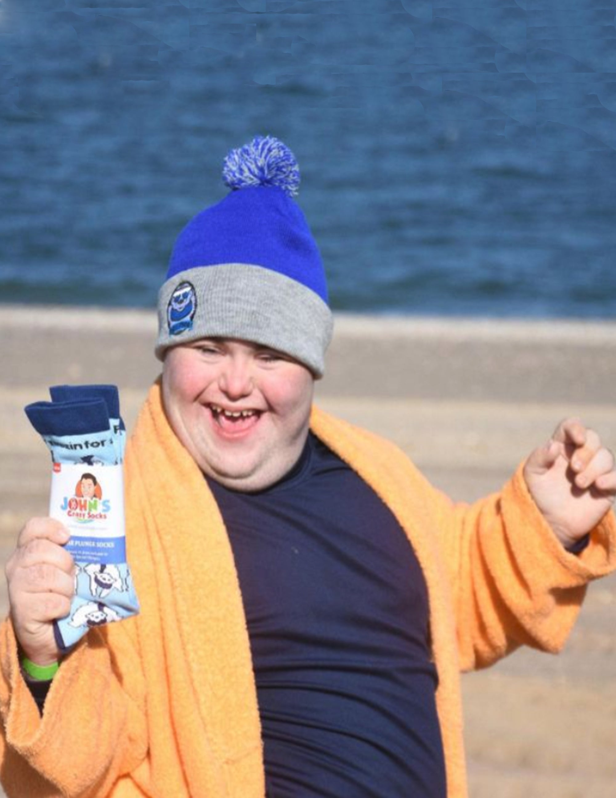 John’s Crazy Socks Sponsors the Brookhaven Polar Plunge for the Special Olympics