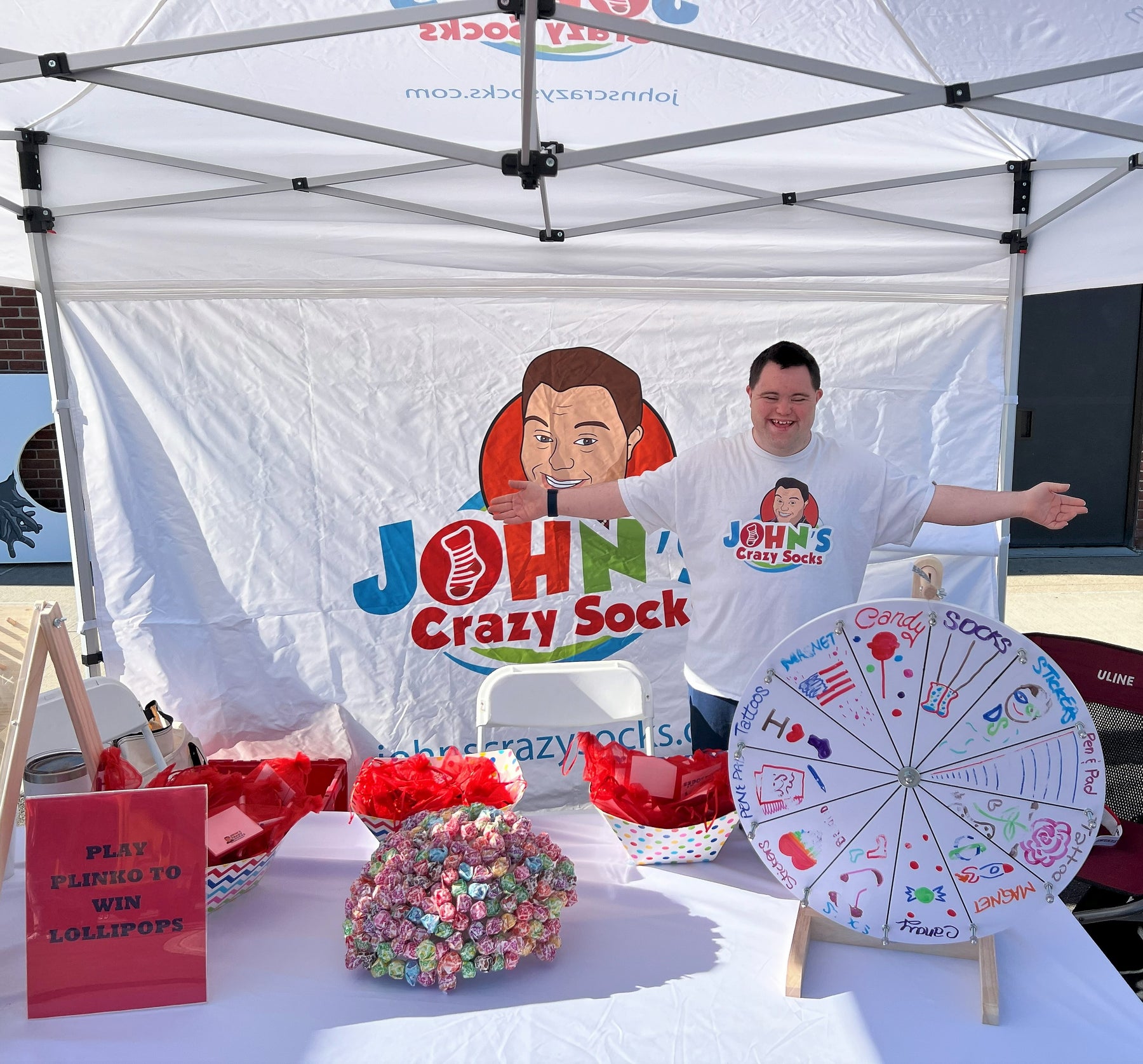 John’s Crazy Socks Supports the Long Island Special Olympics Spring Ga