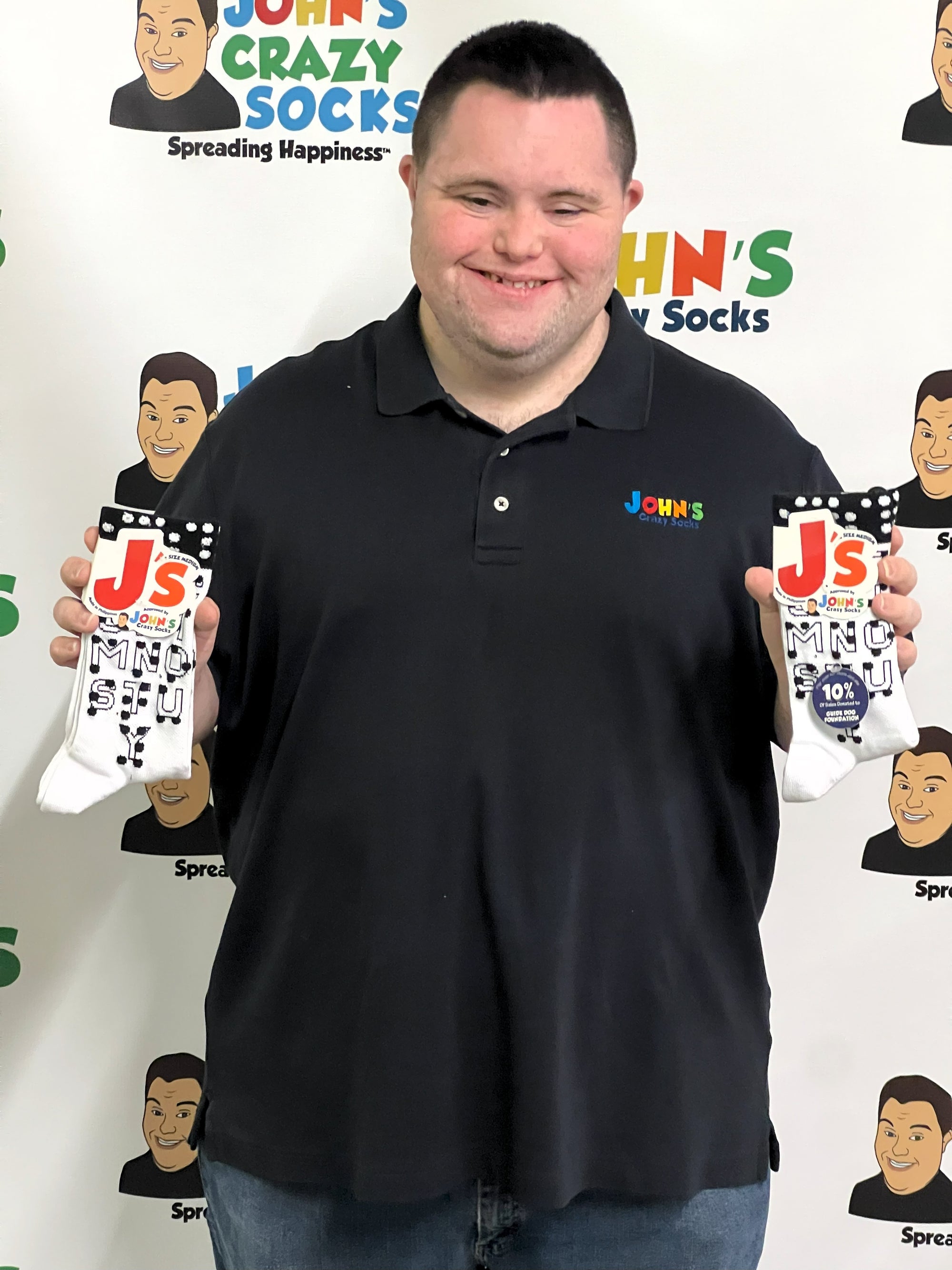 John’s Crazy Socks Introduces the World’s First Pair of Tactile Braille Socks