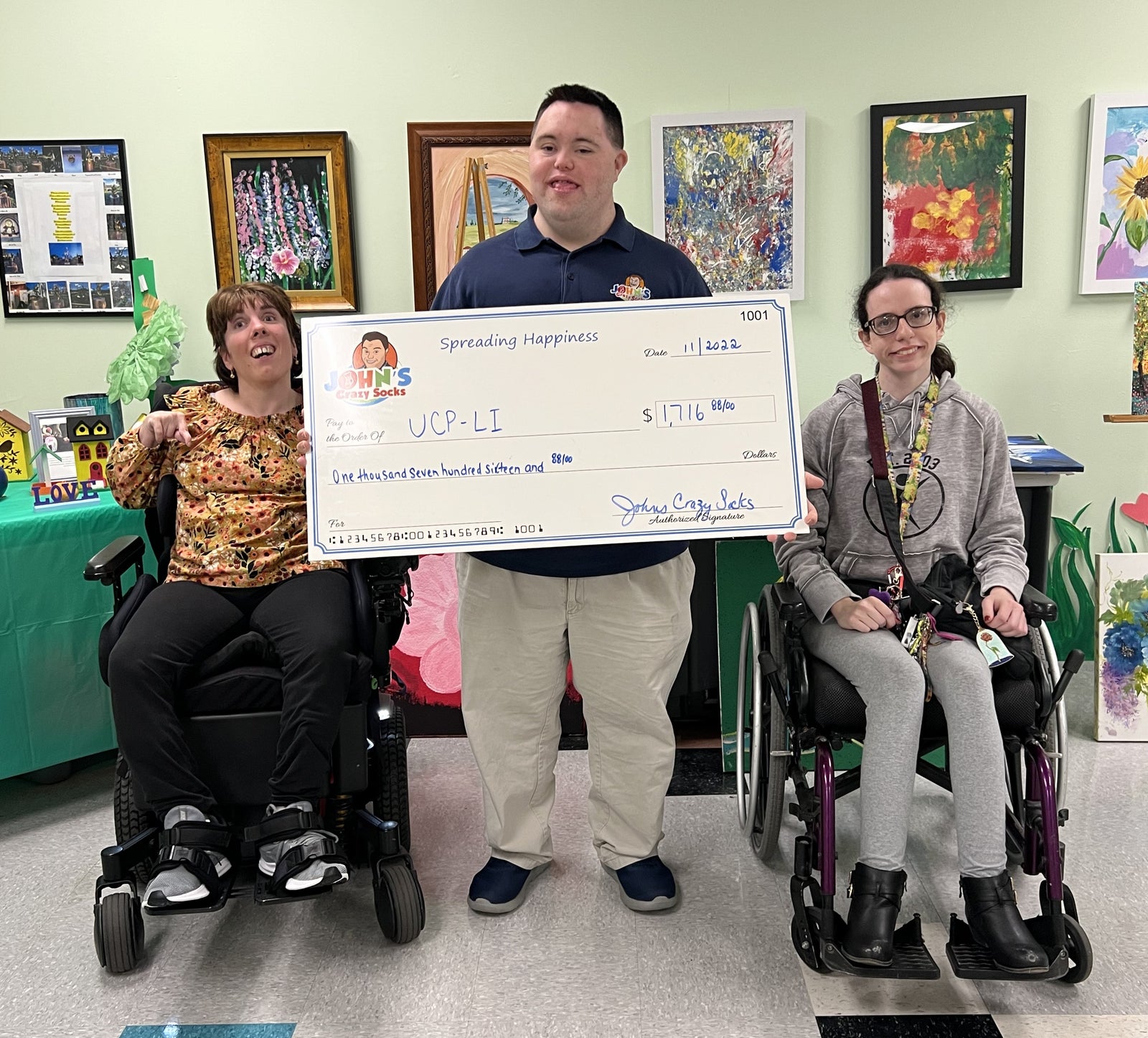 12 Days of Giving: John’s Crazy Socks Supports United Cerebral Palsy of Long Island