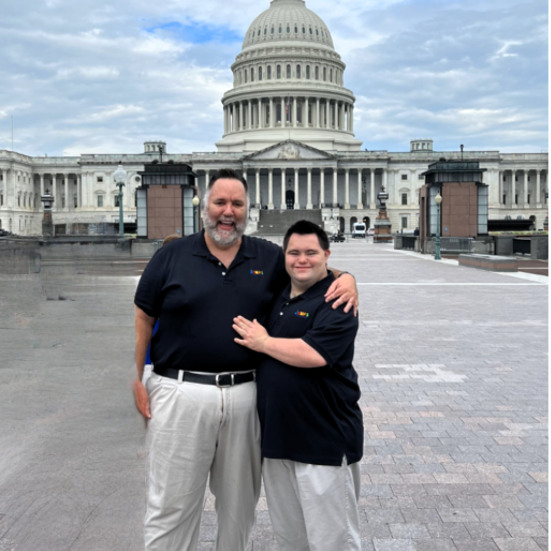 John and Mark X. Cronin Met with Members of Congress to Advocate for the Economic Rights of People with Differing Abilities