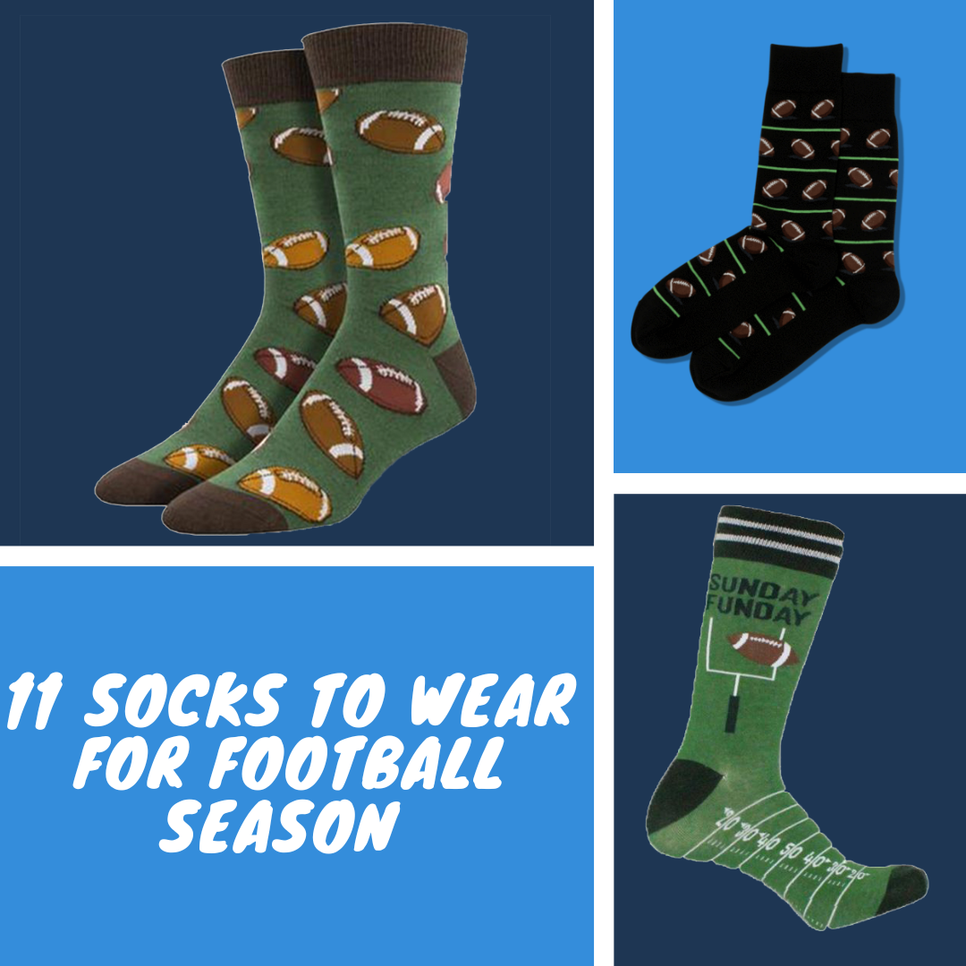 11 Socks To Wear For Football Season | Crazy Fan Socks - John's Crazy Socks