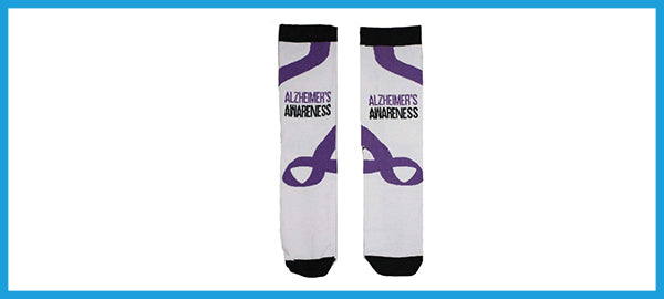 Alzheimer Awareness Socks
