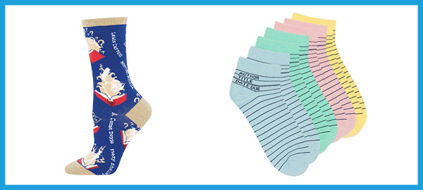 Book Lovers Literary Socks | Reading Socks