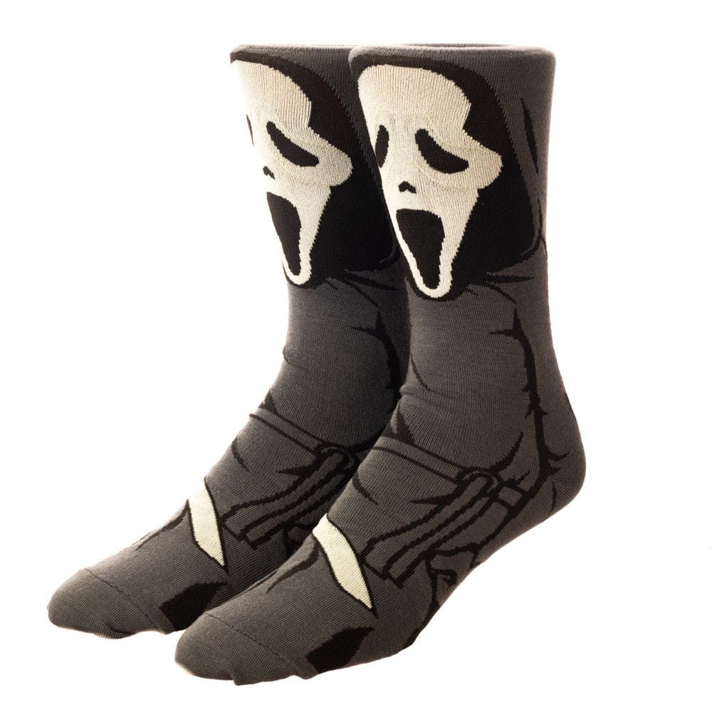 Ghost Face Crew Socks Grey