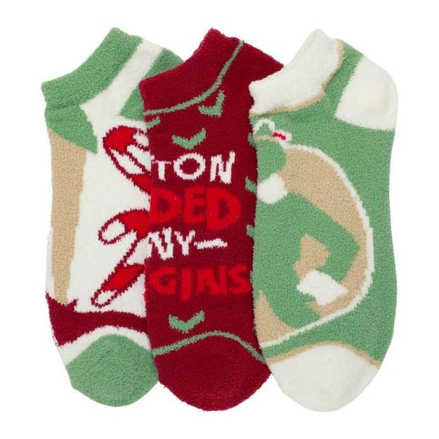 Elf Chenille 3 Pack Ankle Socks Multi