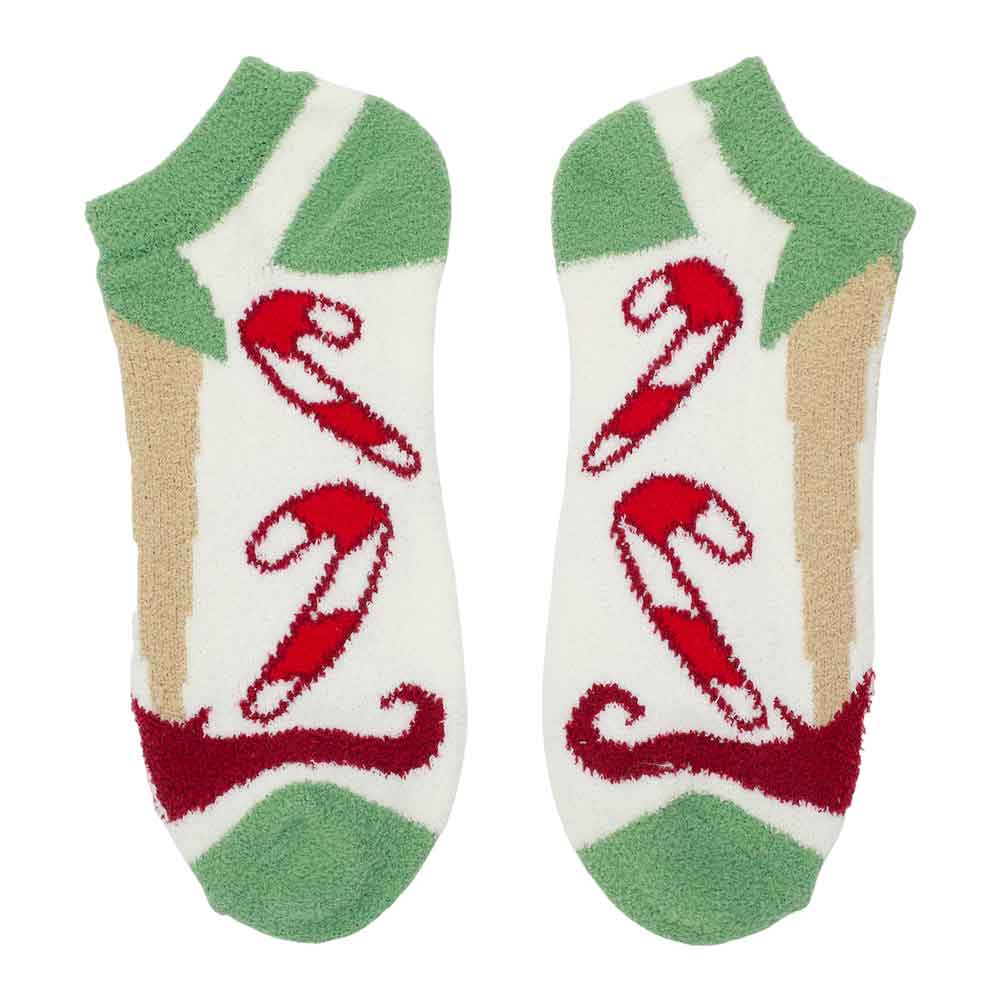 Elf Chenille 3 Pack Ankle Socks Multi