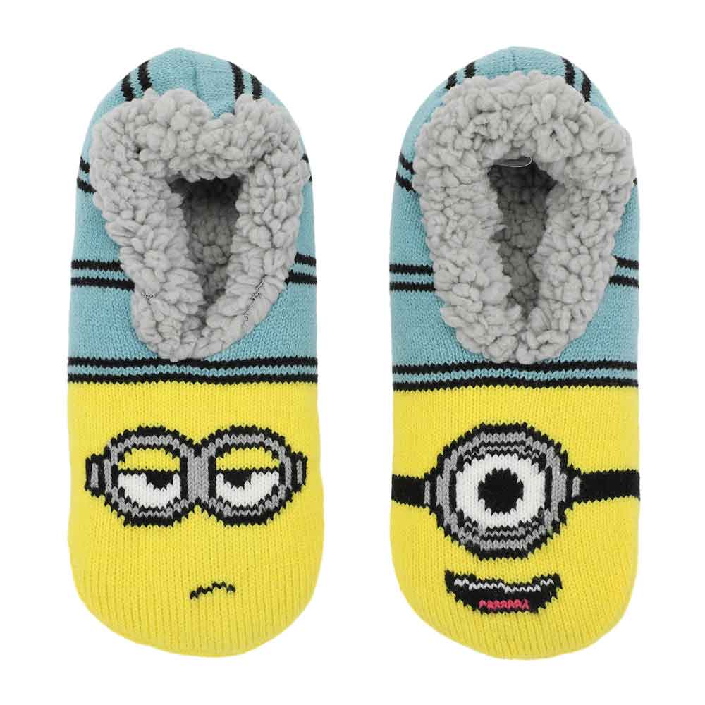 Minions Kevin & Stuart Slipper Socks Multi / 9-11