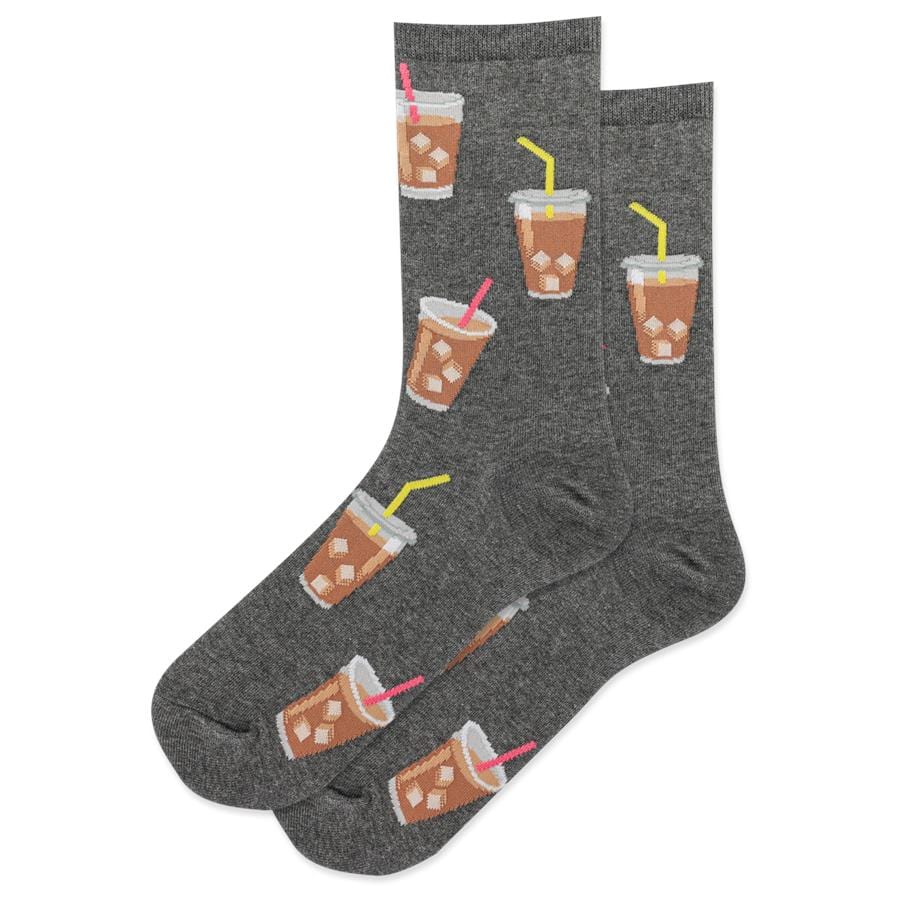 Iced Coffee Women's Crew Socks Grey