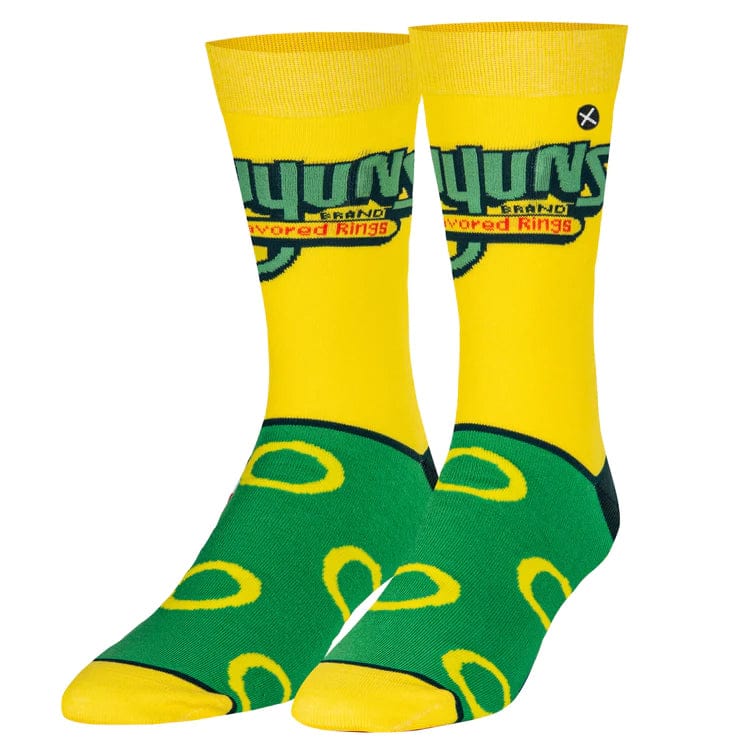 Funyuns Men's Crew Socks Yellow