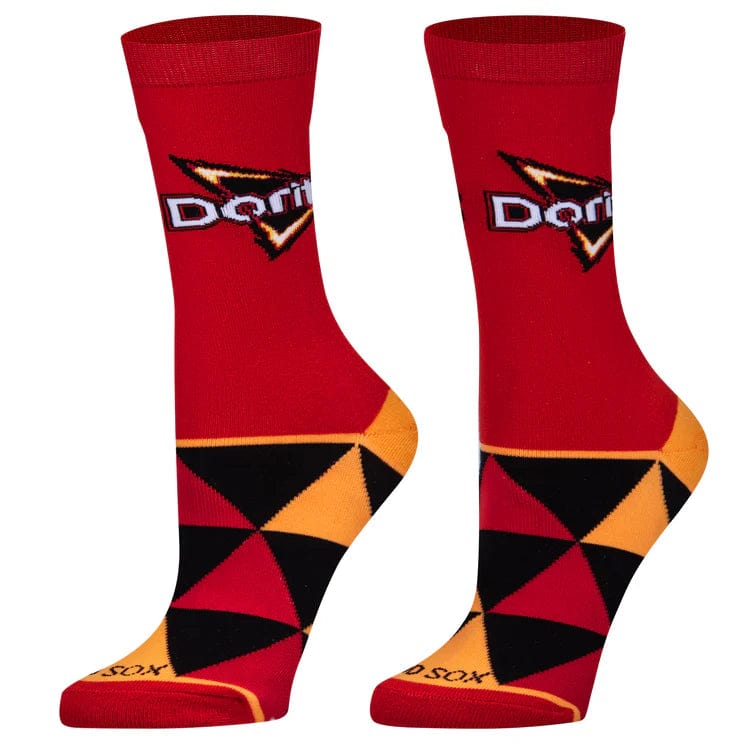 Doritos Nacho Cheese Women's Crew Socks Red
