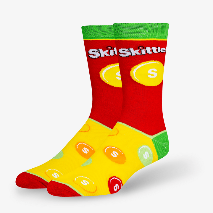Skittles Men's Crew Socks Red