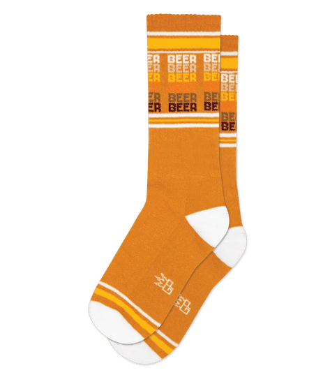 Beer Unisex Crew Socks Orange