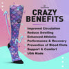 360 Night Garden Compression Socks Crazy Compression
