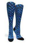 360 Cobalt Dragon Compression Socks SM/MD (shoe size 7-10) Crazy Compression