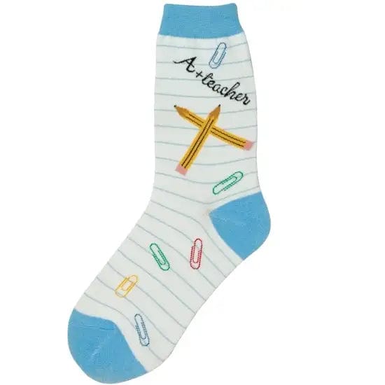 School Women's Crew Socks Multi