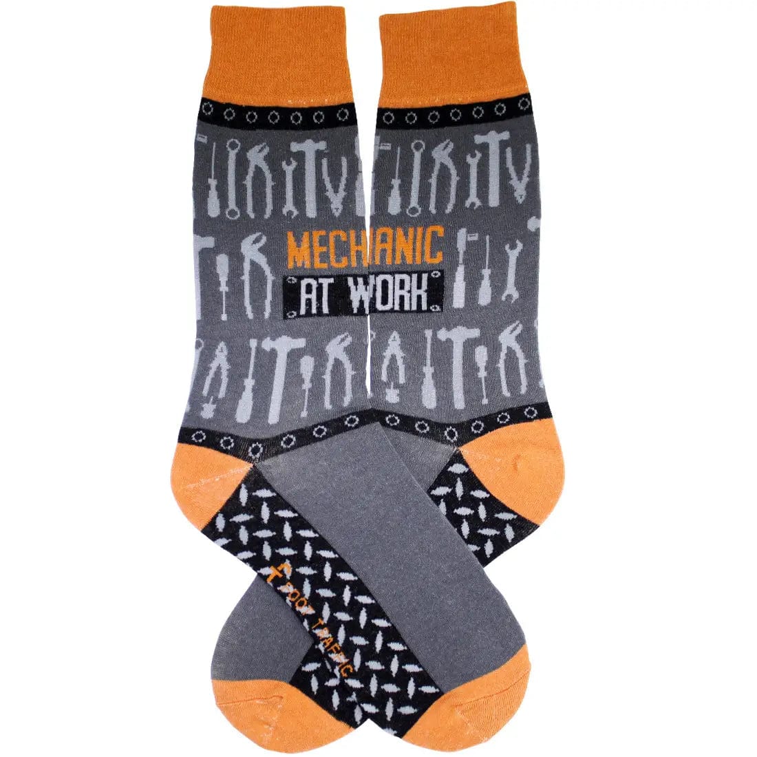 Mechanic Work Men&#39;s Crew Socks Grey