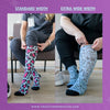 360 Night Garden Compression Socks Crazy Compression