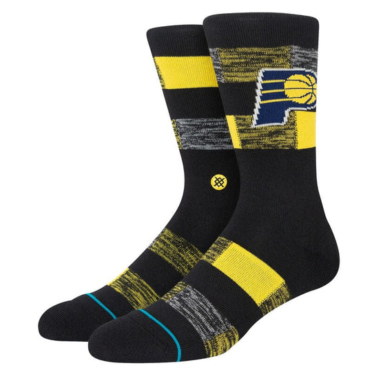 Indiana Pacers Cryptic Crew Socks Black