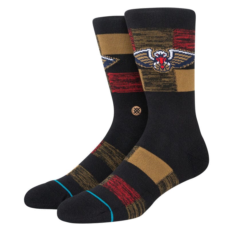 New Orleans Pelicans Cryptic Crew Socks Black
