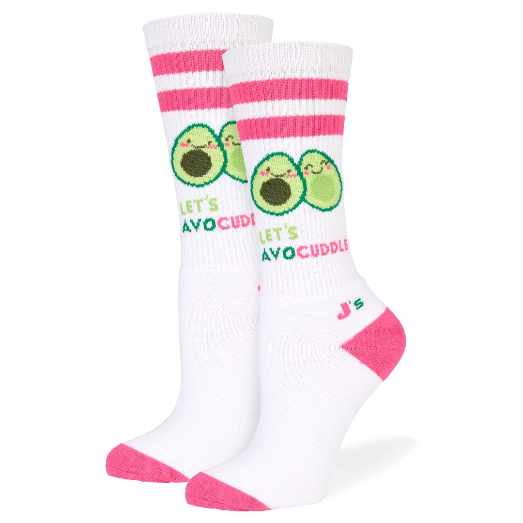 Let&#39;s Avocuddle Women&#39;s Athletic Sock Women&#39;s / White