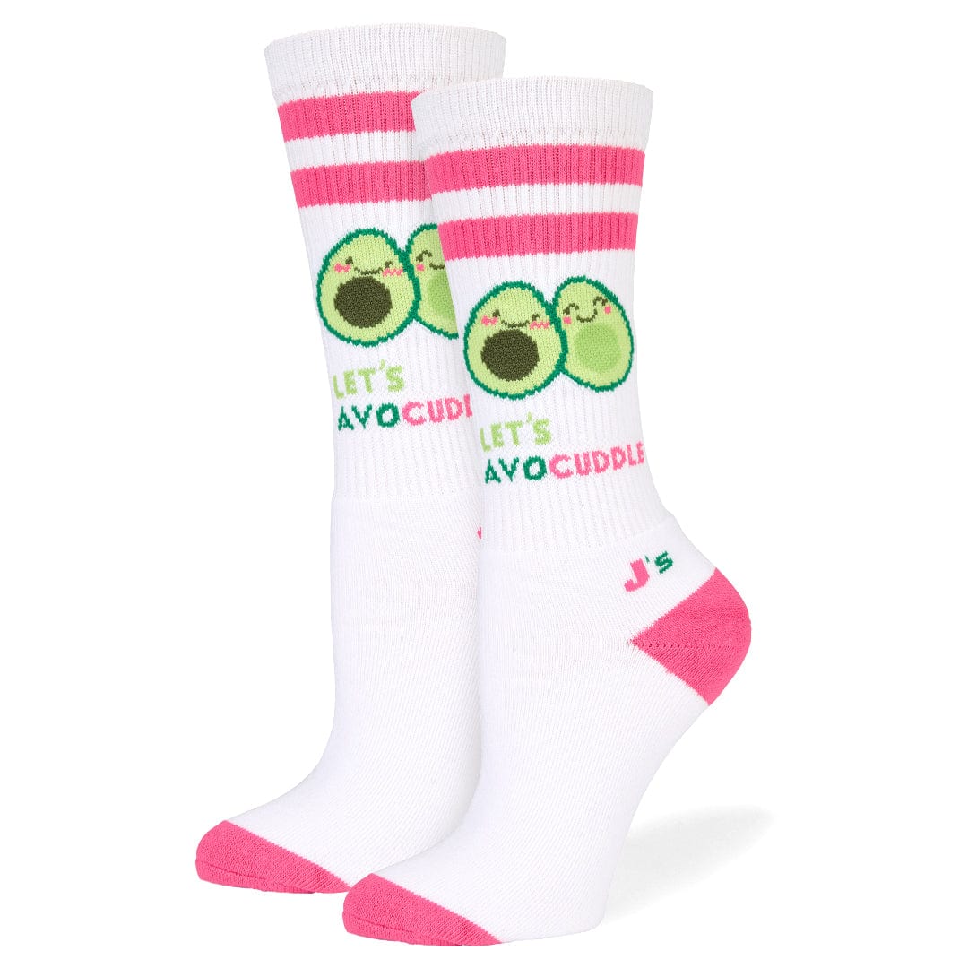 Let's Avocuddle Women's Athletic Sock Women's / White