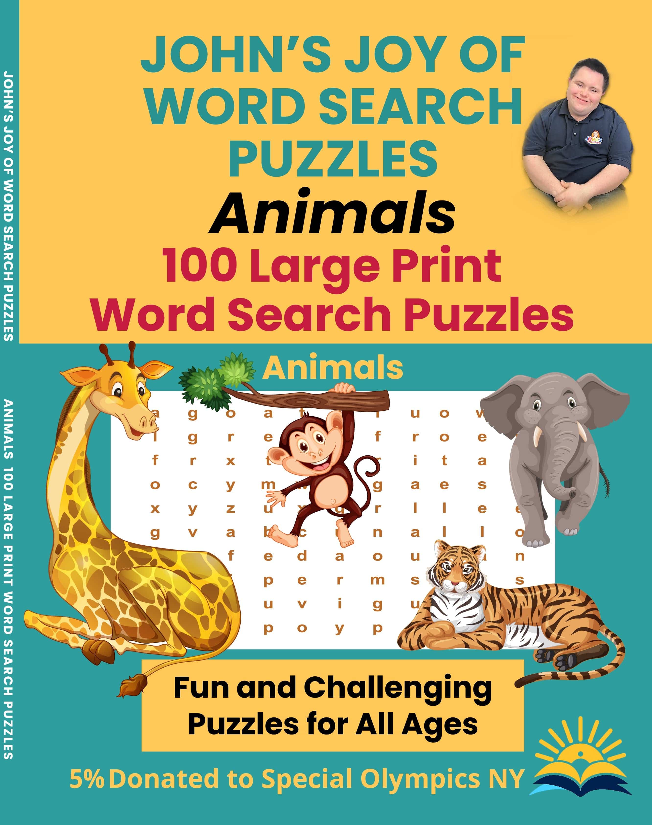 John's Joy of Word Search Puzzles: Animal Themes Edition Multi John's Crazy Socks