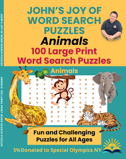 John's Joy of Word Search Puzzles: Animal Themes Edition Multi John's Crazy Socks