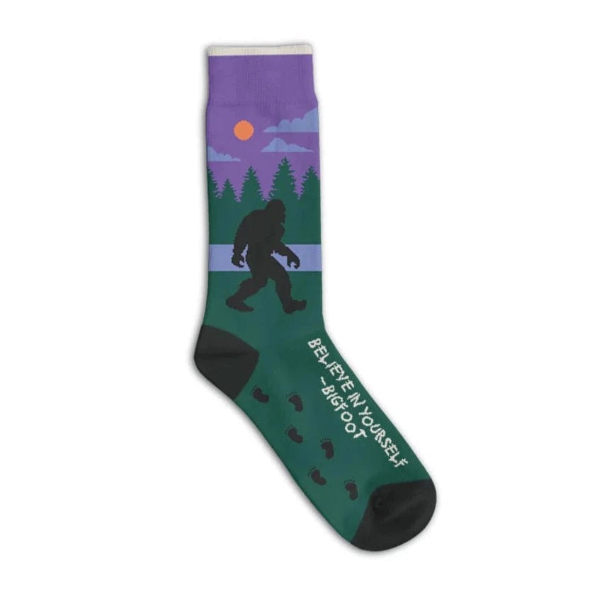 Believe In Yourself Crew Socks Purple