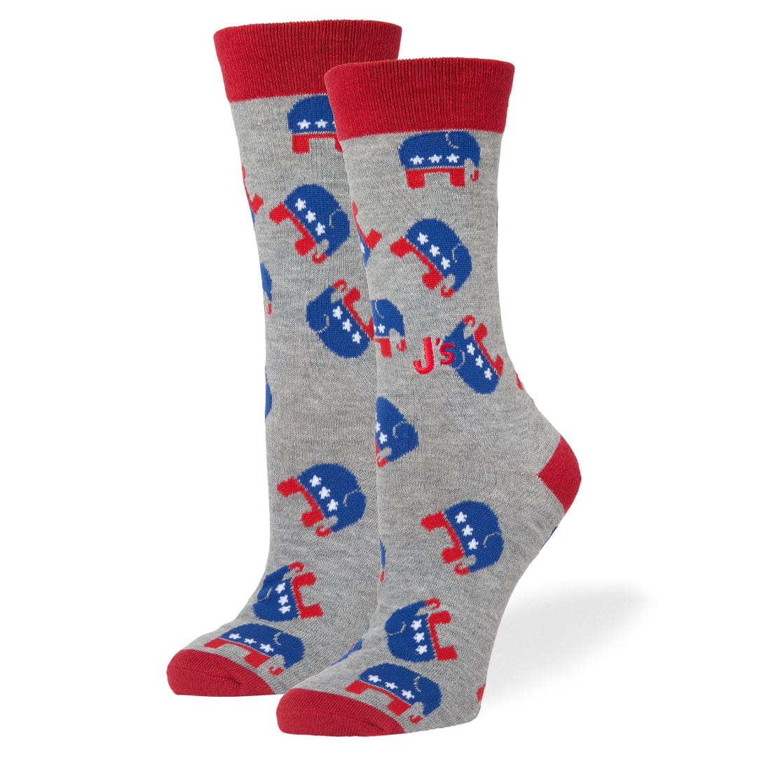 Republican Crew Socks Grey / Medium