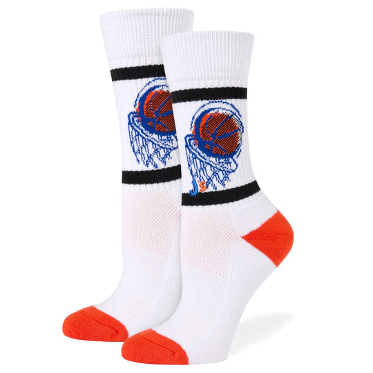 Basketball Athletic Crew Socks White / Medium