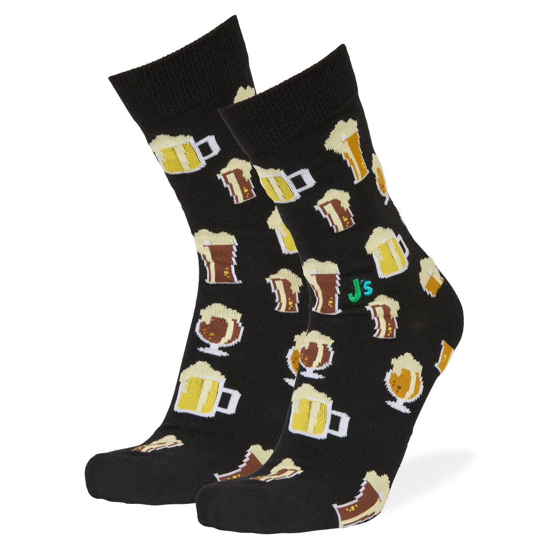 Beer Men's Crew Socks Black