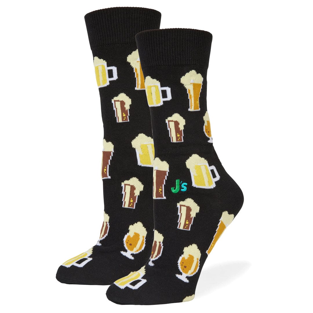 Beer Women's Crew Socks Black