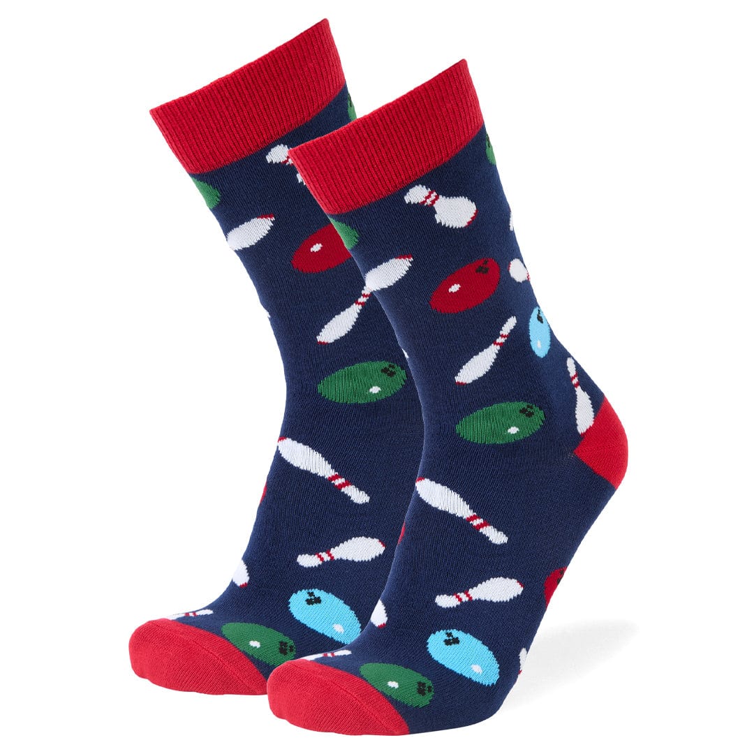 Bowling Crew Socks Blue / Large