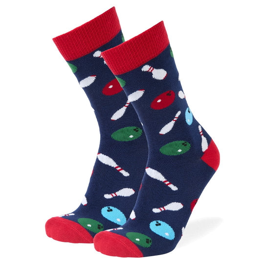 Bowling Crew Socks Blue / Large