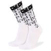 Braille Crew Socks White / Large