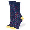 Down Syndrome Awareness Knit Crew Socks Navy / Medium