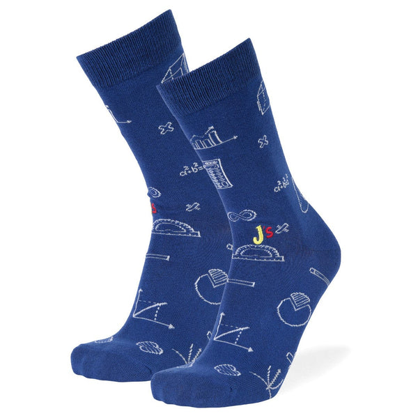 Math Crew Socks Blue / Large