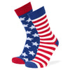 Patriotic Pack of Socks John's Crazy Socks