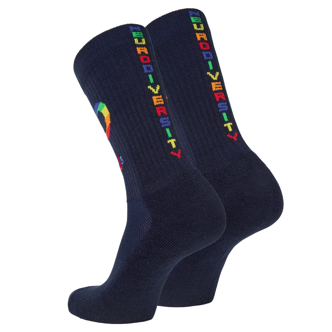 Neurodiversity Athletic Crew Socks