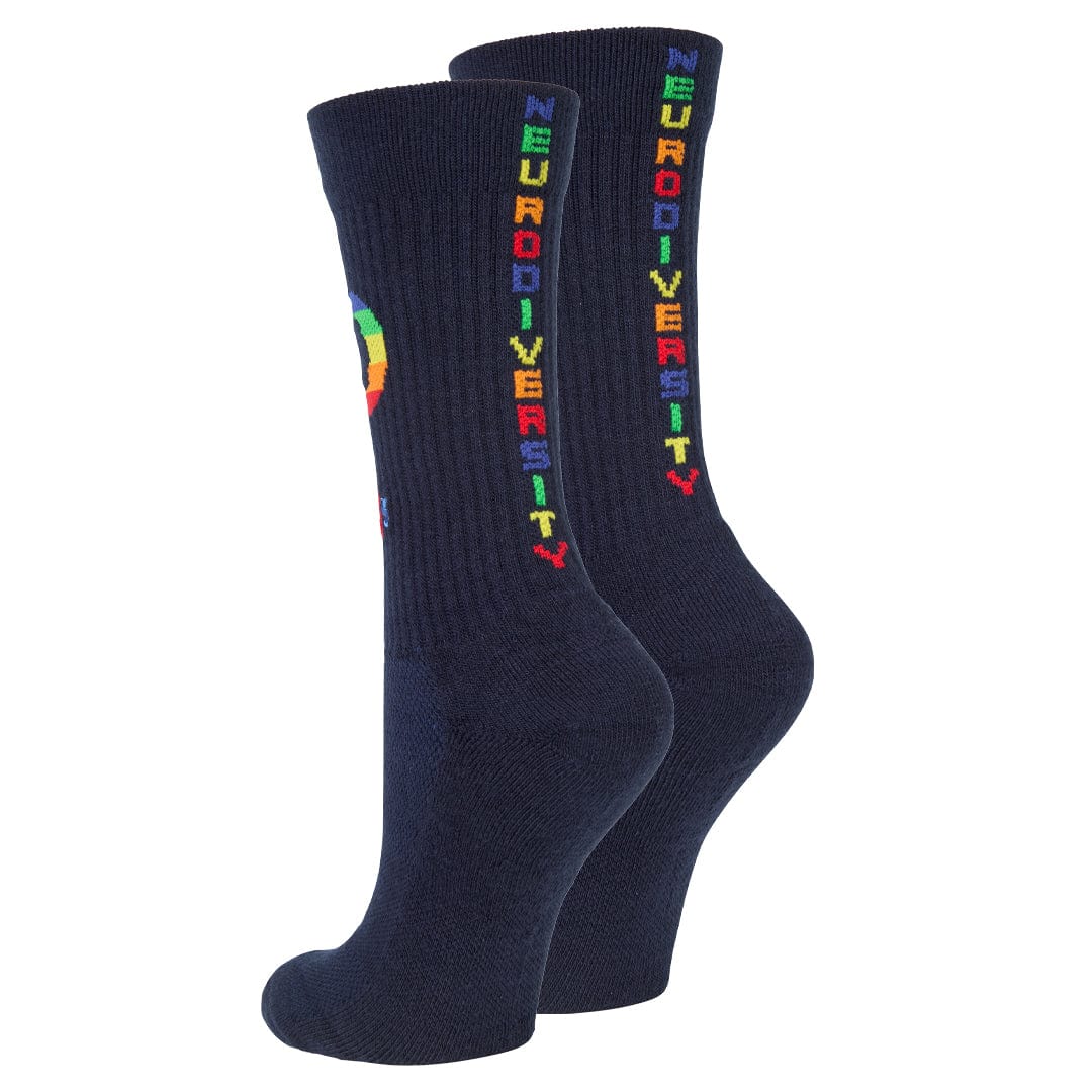 Neurodiversity Athletic Crew Socks