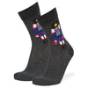 Nutcracker Crew Socks Grey / Large