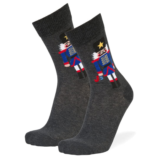 Nutcracker Crew Socks Grey / Large