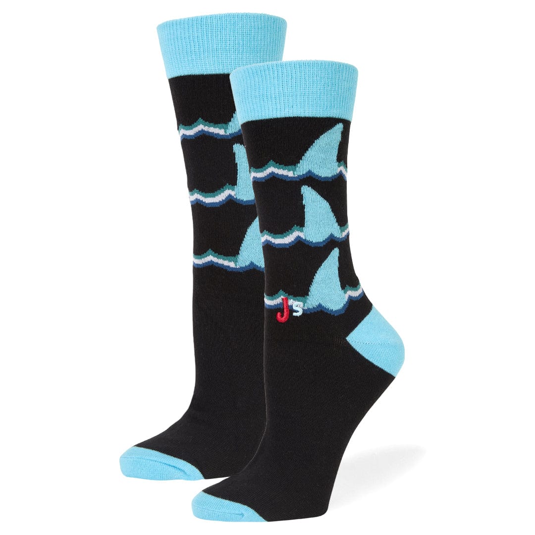 Shark Fins Crew Socks