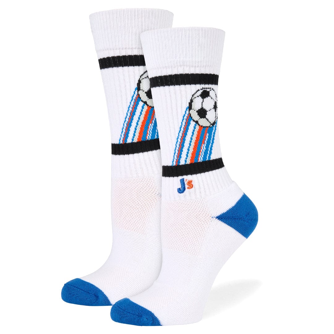 Soccer Athletic Crew Socks White / Medium