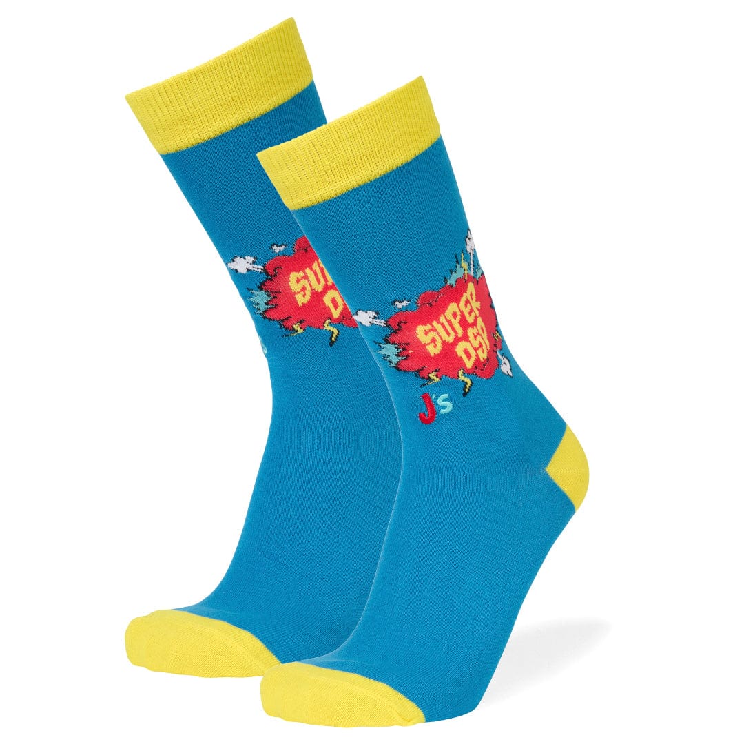 Super DSP Men's Crew Sock - Johns Crazy Socks