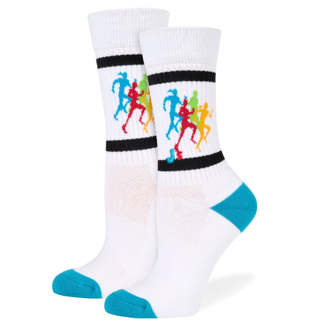 Track and Field Athletic Crew Socks White / Medium